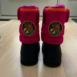 POLO RALPH LAUREN - toddler size 11 US girls snow boots